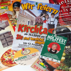 Werbedrucksorten